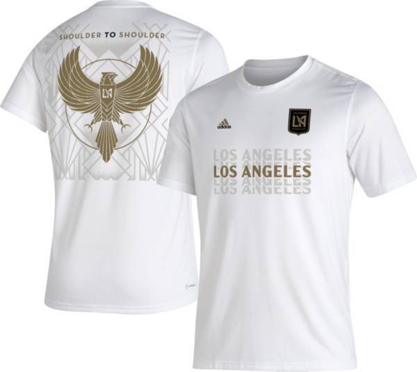 adidas Los Angeles FC '22 White Jersey Hook T-Shirt