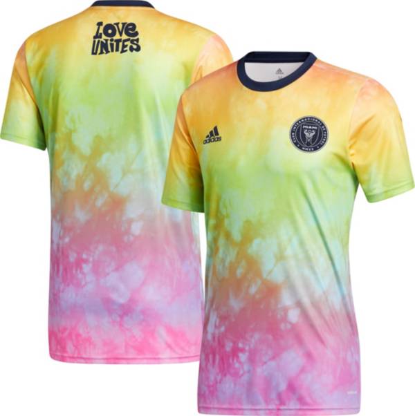 adidas Men's Inter Miami CF Tie-Dye Pride Jersey