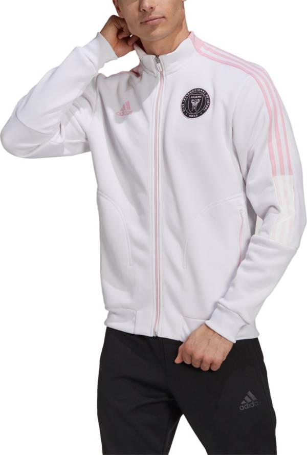 adidas Men's Inter Miami CF Anthem White Jacket