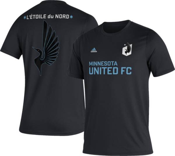 adidas Minnesota United FC '22 Black Jersey Hook T-Shirt