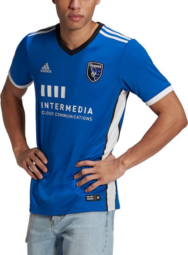 adidas Men's San Jose Earthquakes '21-'22 Primary Replica Jersey