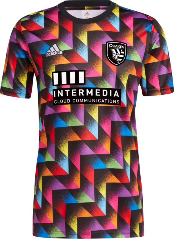 adidas San Jose Earthquakes '22 Pride Prematch Jersey
