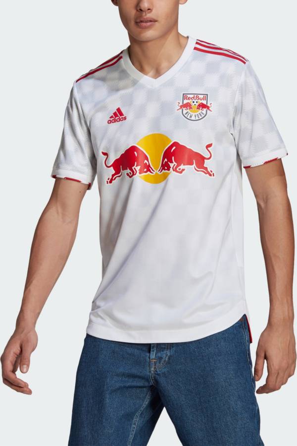 adidas Men's New York Red Bulls '21-'22 Primary Authentic Jersey