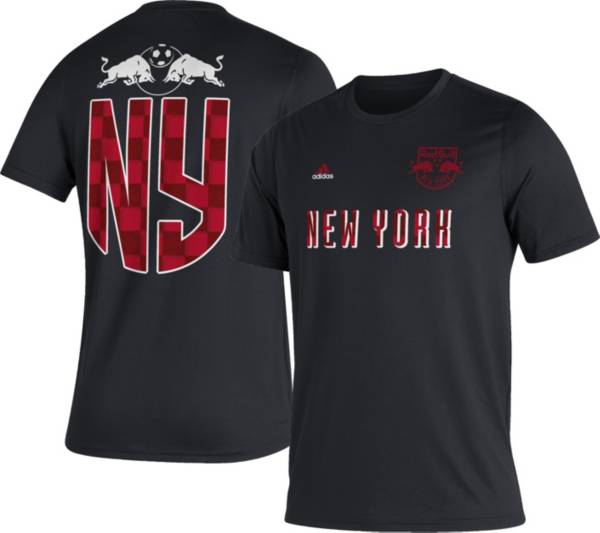 adidas New York Red Bulls '22 Black Jersey Hook T-Shirt