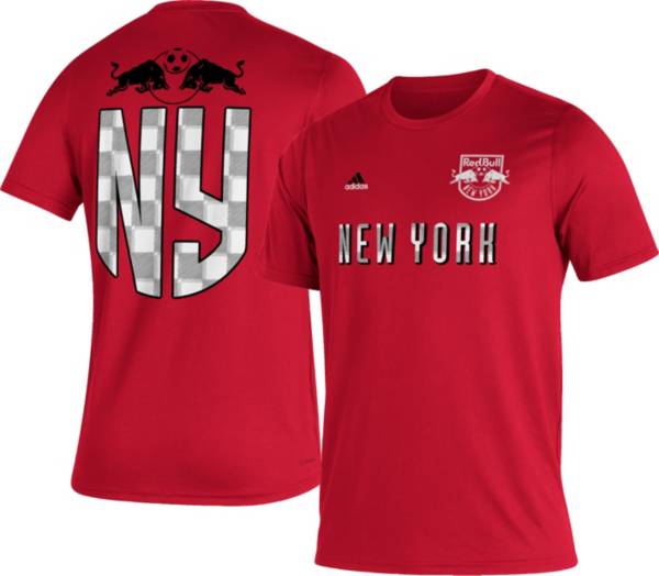 adidas New York Red Bulls '22 Red Jersey Hook T-Shirt