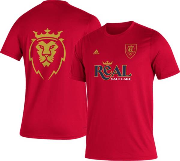 adidas Real Salt Lake '22 Red Jersey Hook T-Shirt