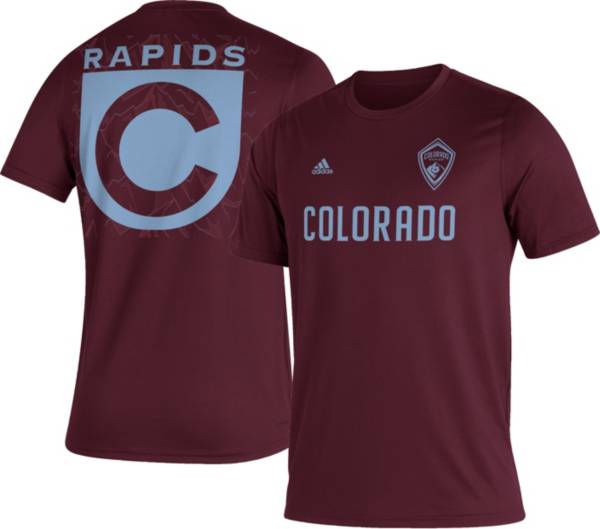 adidas Colorado Rapids '22 Maroon Jersey Hook T-Shirt