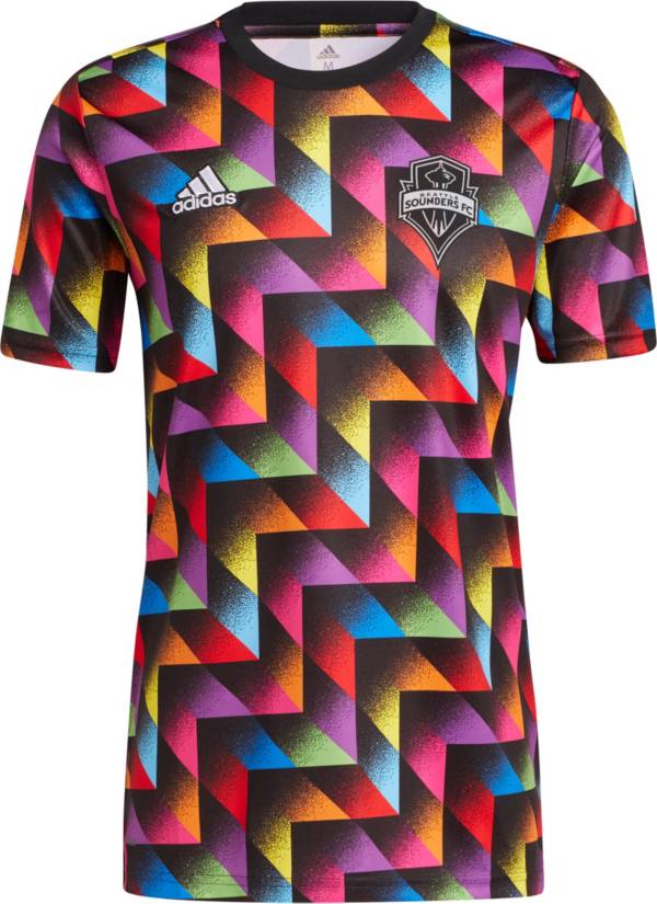 adidas Seattle Sounders '22 Pride Prematch Jersey product image