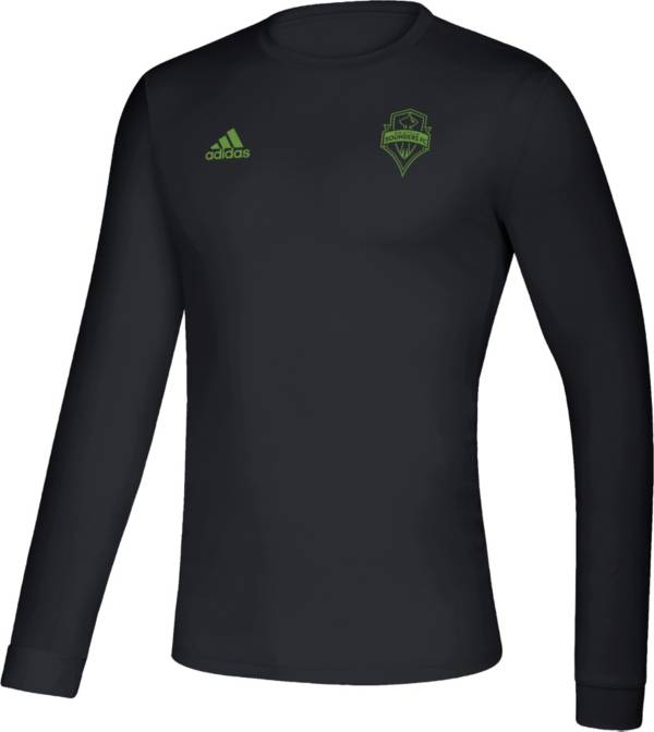 adidas Men's Seattle Sounders Megs Black T-Shirt