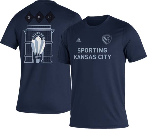 adidas Sporting Kansas City '22 Jersey Hook Navy T-Shirt