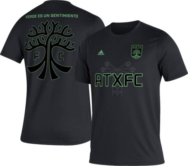 adidas Austin FC '22 Black Jersey Hook T-Shirt