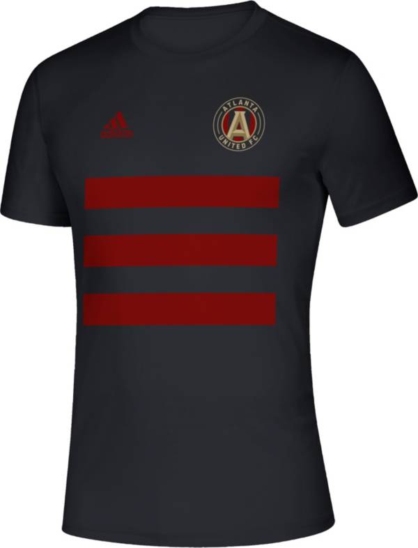 adidas Men's Atlanta United 3SL Black T-Shirt product image