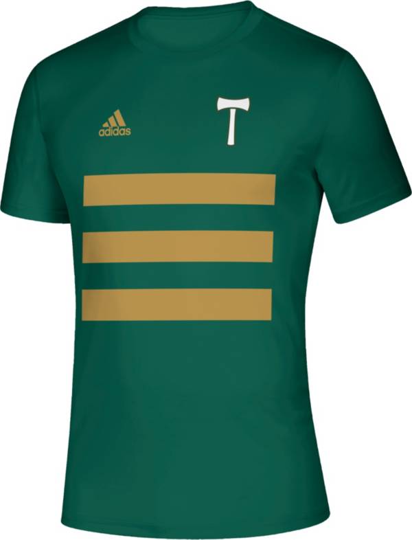 adidas Men's Portland Timbers 3SL Green T-Shirt