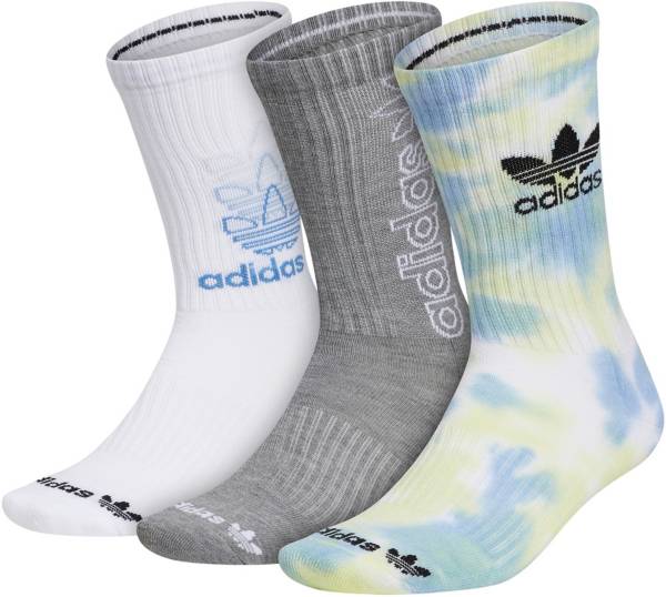adidas Originals Tie Dye Crew Socks - 3 Pack