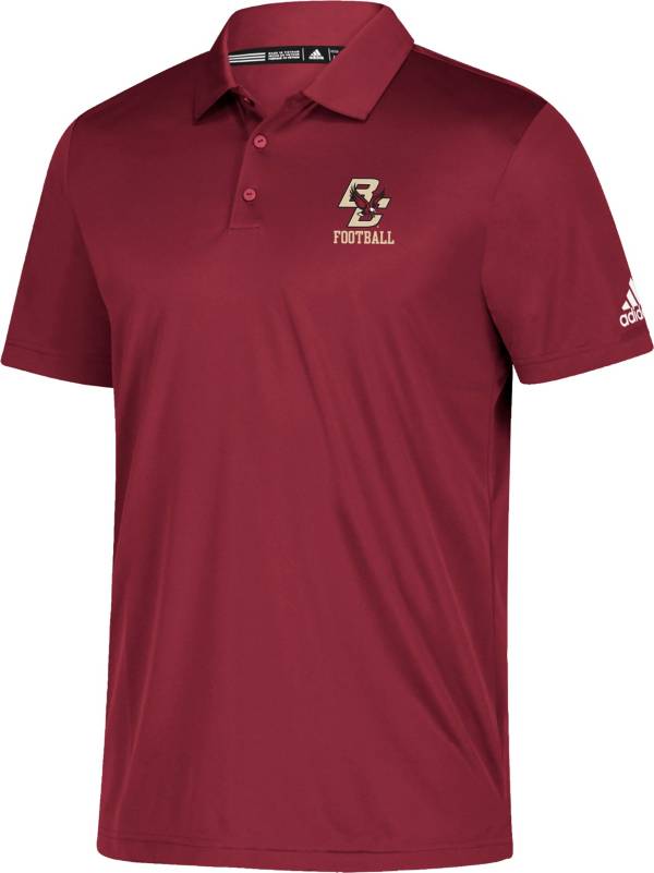 adidas Men's Boston College Eagles Maroon Grind Polo