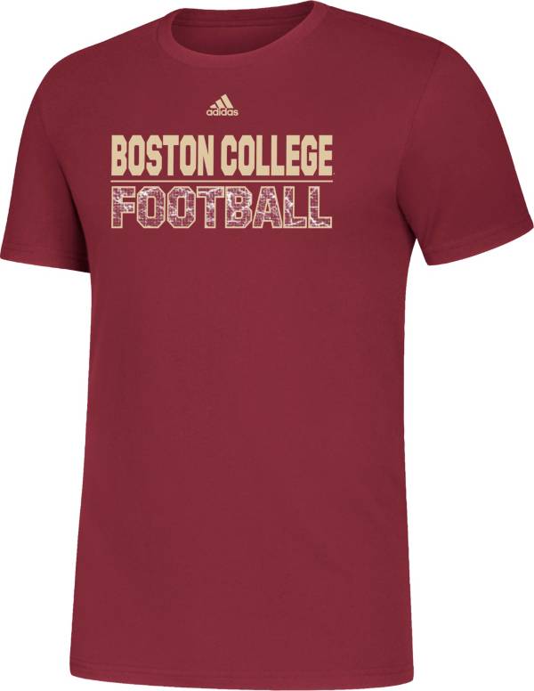 adidas Men's Boston College Eagles Maroon Amplifier T-Shirt product image