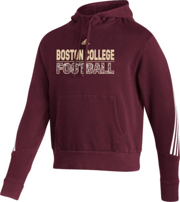 adidas Men's Boston College Eagles Maroon Pullover Hoodie