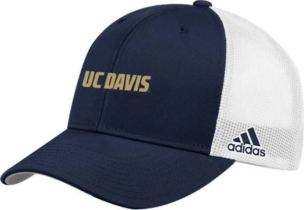 adidas Men's UC Davis Aggies Aggie Blue Adjustable Trucker Hat