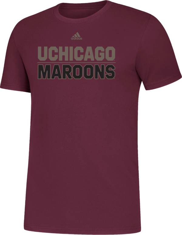 adidas Men's UIC Flames Maroon Amplifier T-Shirt product image