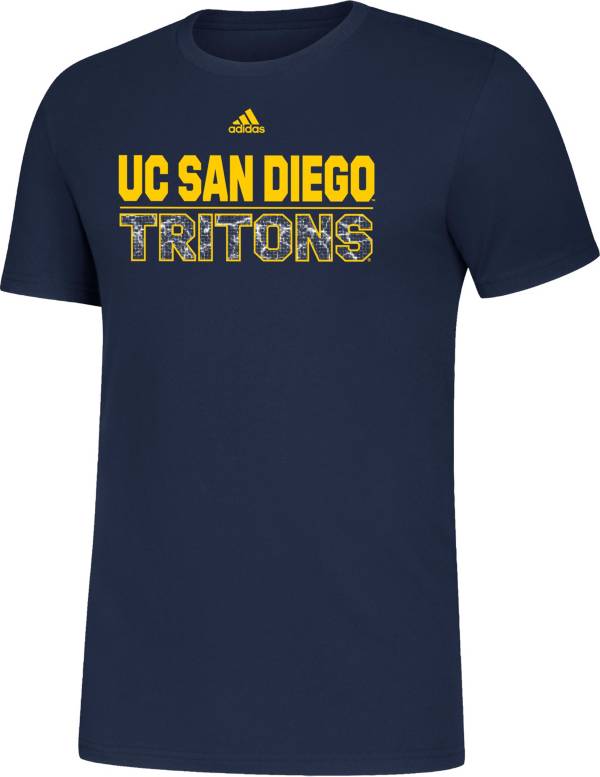 adidas Men's UC San Diego Tritons Navy Amplifier T-Shirt