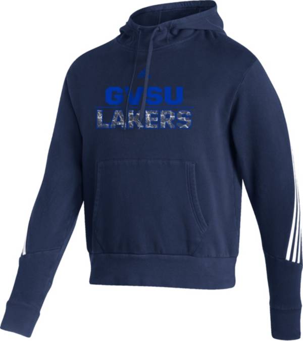 adidas Men's Grand Valley State Lakers Laker Blue Pullover Hoodie