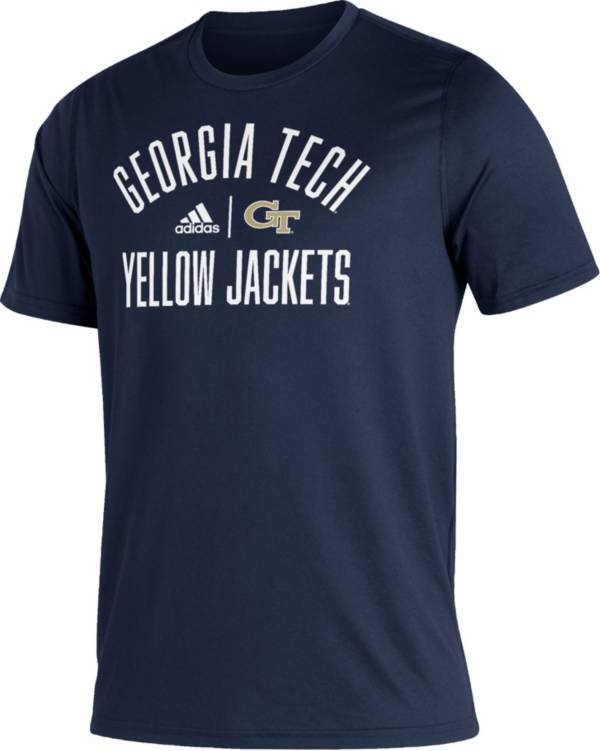 adidas Men's Georgia Tech Yellow Jackets Navy Creator Performance T-Shirt