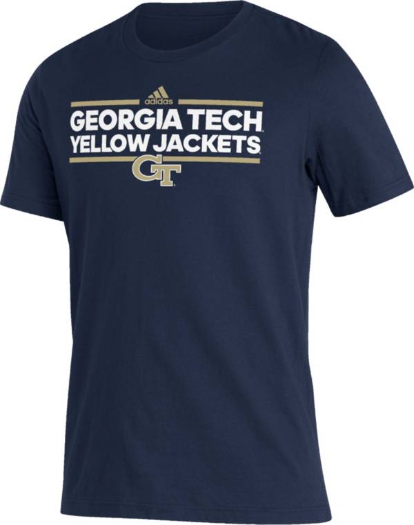 adidas Men's Georgia Tech Yellow Jackets Navy Amplifier T-Shirt product image