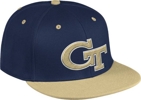 adidas Men's Georgia Tech Yellow Jackets Navy On-Field Baseball Fitted Hat product image