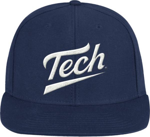 adidas Men's Georgia Tech Yellow Jackets Navy Swoop Snapback Adjustable Hat