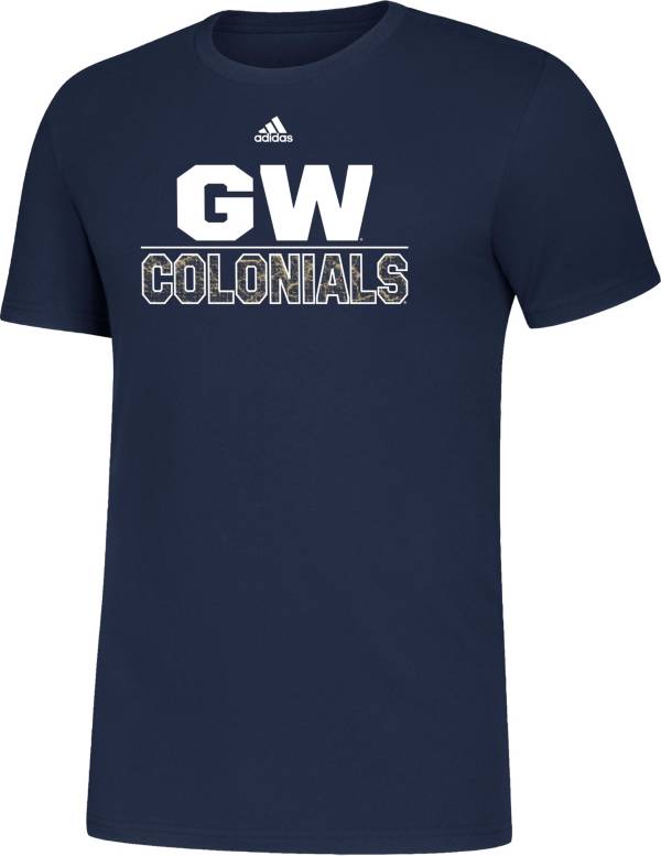 adidas Men's George Washington Colonials Blue Amplifier T-Shirt product image