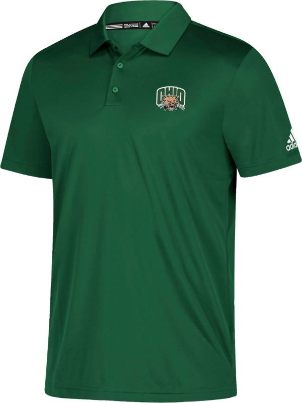 adidas Men's Ohio Bobcats Green Grind Polo