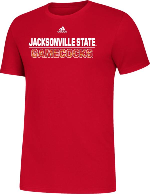 adidas Men's Jacksonville State Gamecocks Red Amplifier T-Shirt product image