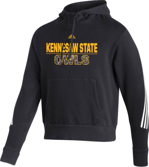 adidas Men's Kennesaw State Owls Black Pullover Hoodie