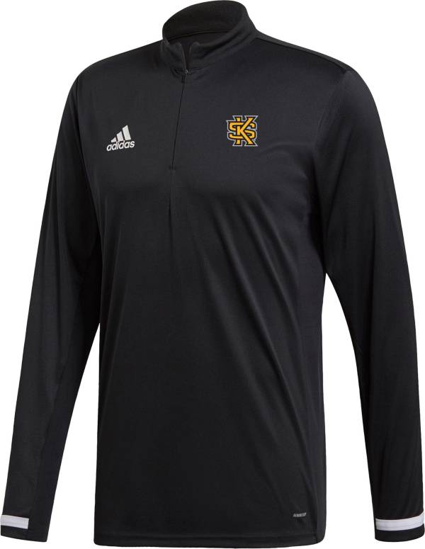 adidas Men's Kennesaw State Owls Black Quarter-Zip Pullover Shirt product image