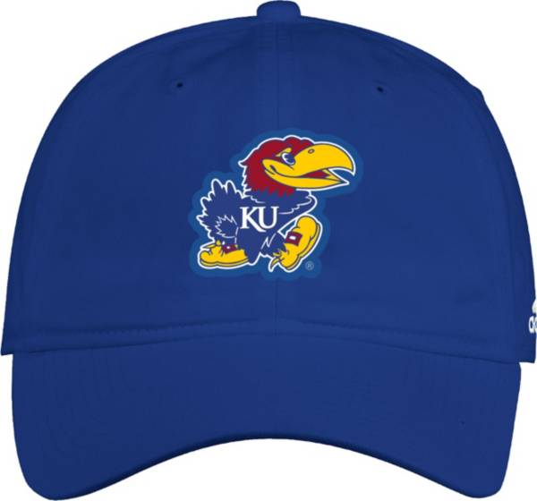 adidas Men's Kansas Jayhawks Blue Slouch Adjustable Hat