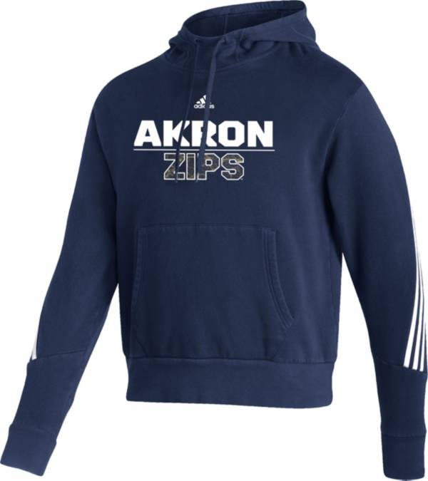 adidas Men's Akron Zips Navy Pullover Hoodie