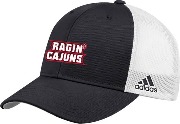 adidas Men's Louisiana-Lafayette Ragin' Cajuns Black Adjustable Trucker Hat product image