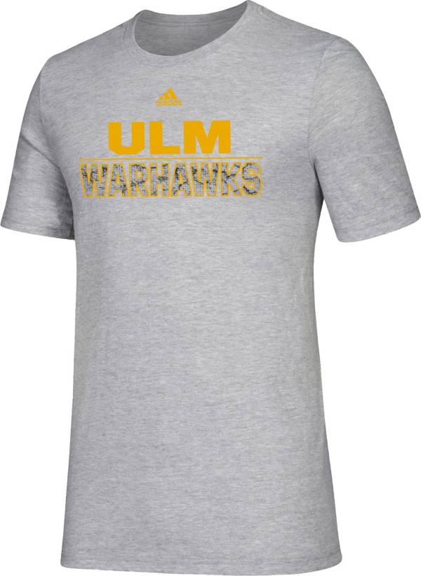 adidas Men's Louisiana-Monroe Warhawks Grey Amplifier T-Shirt