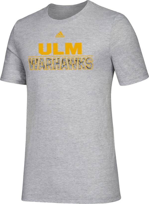 adidas Men's Louisiana-Monroe Warhawks Grey Amplifier T-Shirt product image