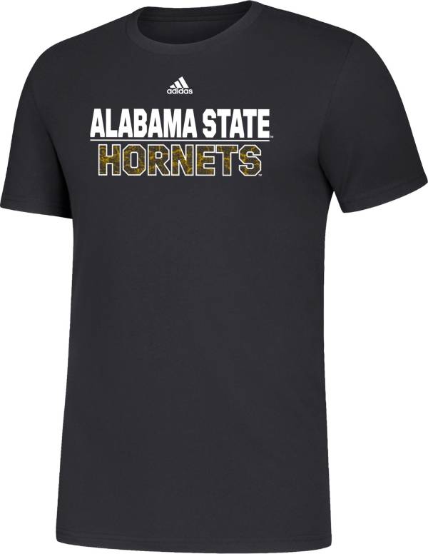 adidas Men's Alabama State Hornets Black Amplifier T-Shirt