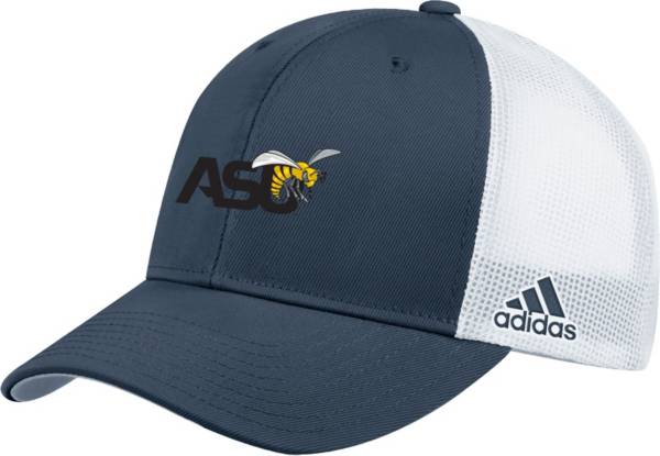 adidas Men's Alabama State Hornets Black Adjustable Trucker Hat