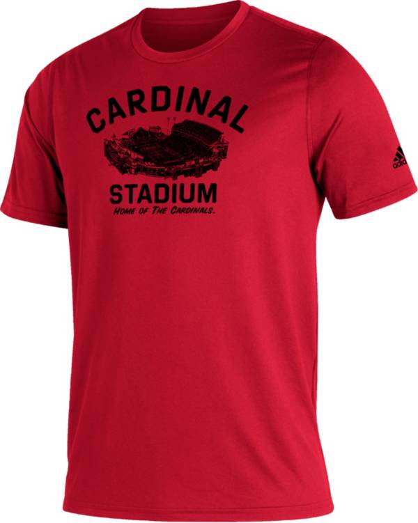 adidas Men's Louisville Cardinals Cardinal Red Great Place Creator T-Shirt