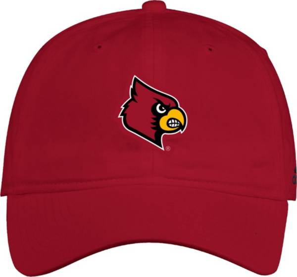 adidas Men's Louisville Cardinals Cardinal Red Slouch Adjustable Hat