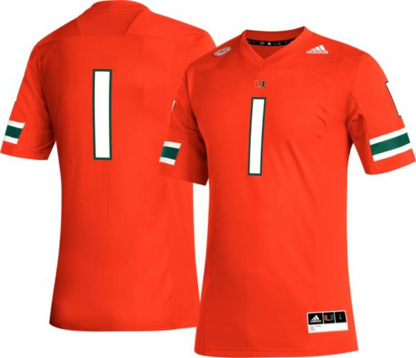 adidas Men's Miami Hurricanes #8 Cardinal Red Replica Football Jersey product image