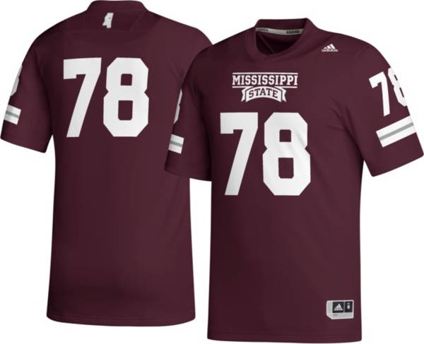 adidas Men's Mississippi State Bulldogs #21 Red Replica Football Jersey product image