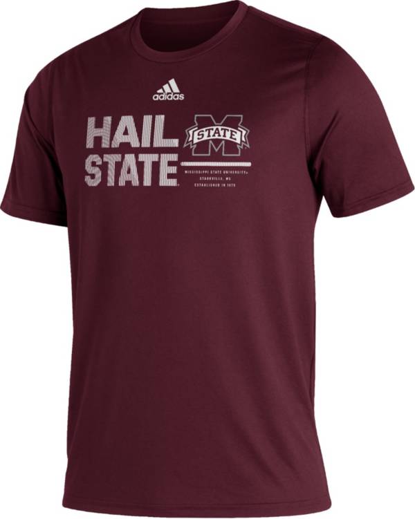 adidas Men's Mississippi State Bulldogs Maroon Creator Performance T-Shirt