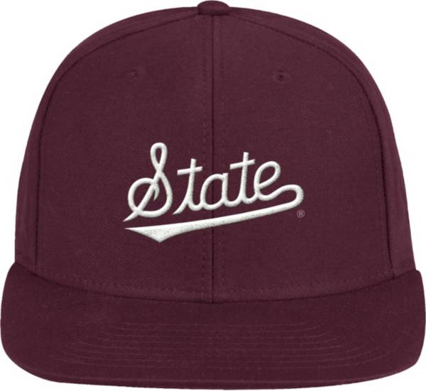 adidas Men's Mississippi State Bulldogs Maroon Swoop Snapback Adjustable Hat