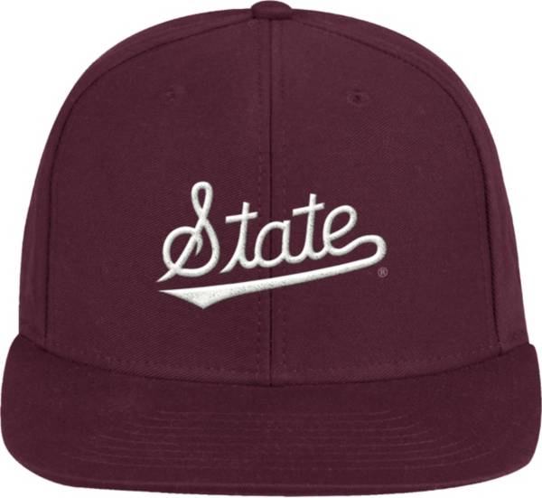 adidas Men's Mississippi State Bulldogs Maroon Swoop Snapback Adjustable Hat product image