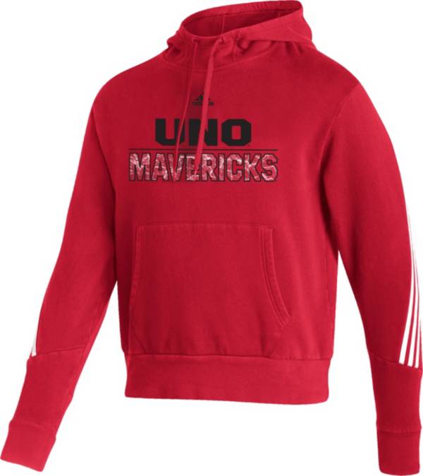 adidas Men's Nebraska-Omaha Mavericks Crimson Pullover Hoodie