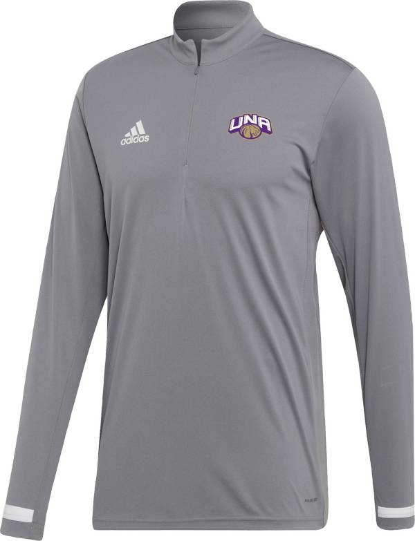 adidas Men's North Alabama  Lions Grey Quarter-Zip Pullover Shirt product image